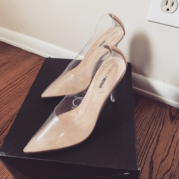 Clear / nude heels - Picture 3 of 8